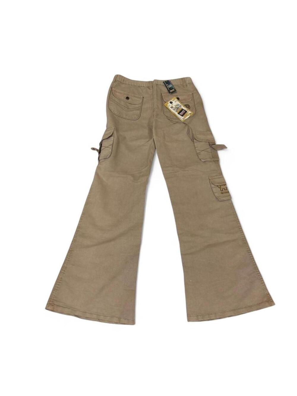 Marco cargo wide leg pants with unique design on back pocket